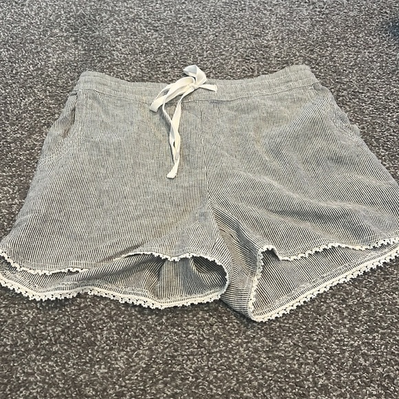 NWOT Caslon Linen Blend Drawstring Shorts - Picture 3 of 5